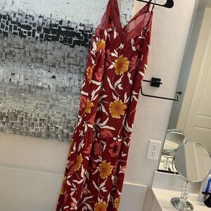 Lovestitch Red Floral Maxi Dress